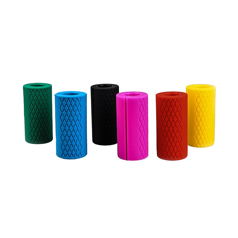 Fdbro 1 Paar Barbell Grips Halter Kettlebell Grip Dikke Bar Handgrepen Pull Up Gewichtheffen Ondersteuning Anti-Slip Bescherm Pad gratis