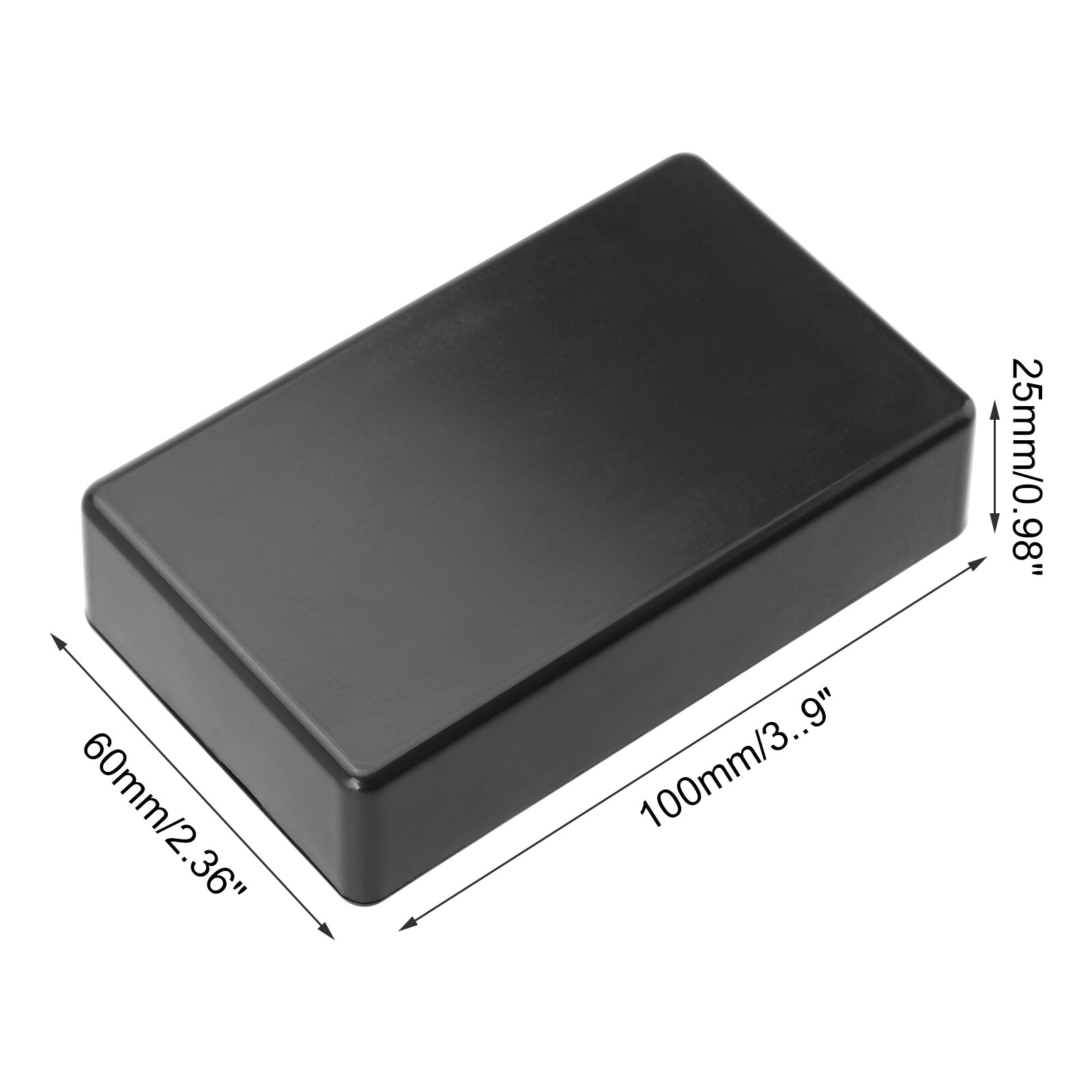 Black DIY Small Enclosure Junction Box Electronic Project Case Plastic Project Box For Electronic Projects Power Supply Units