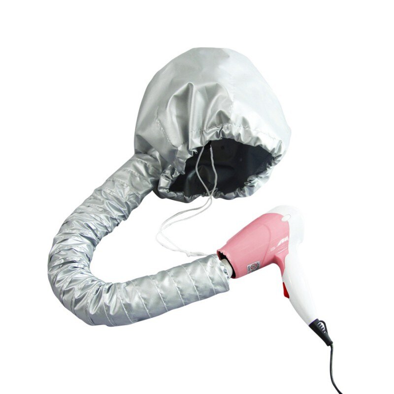 Accueil Barbershop Bonnet casquettes cheveux DryerSoft capuche accessoire coiffure femmes Salon coiffure chapeau Perm casque cheveux vapeur: Argent