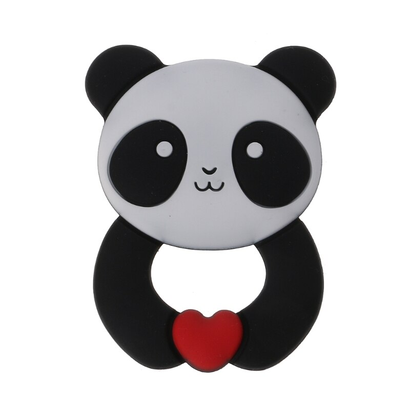 Panda Baby Teethers Pendant Necklace Accessory BPA Free Silicone Chew Toys