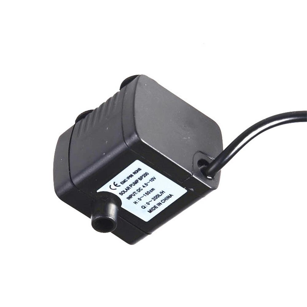 Solar Water Pump 6V 1.5W Solar Water Fountain Tank Submersible Pump Rockery Solar Panel Water Floating Solar Powered Fountain