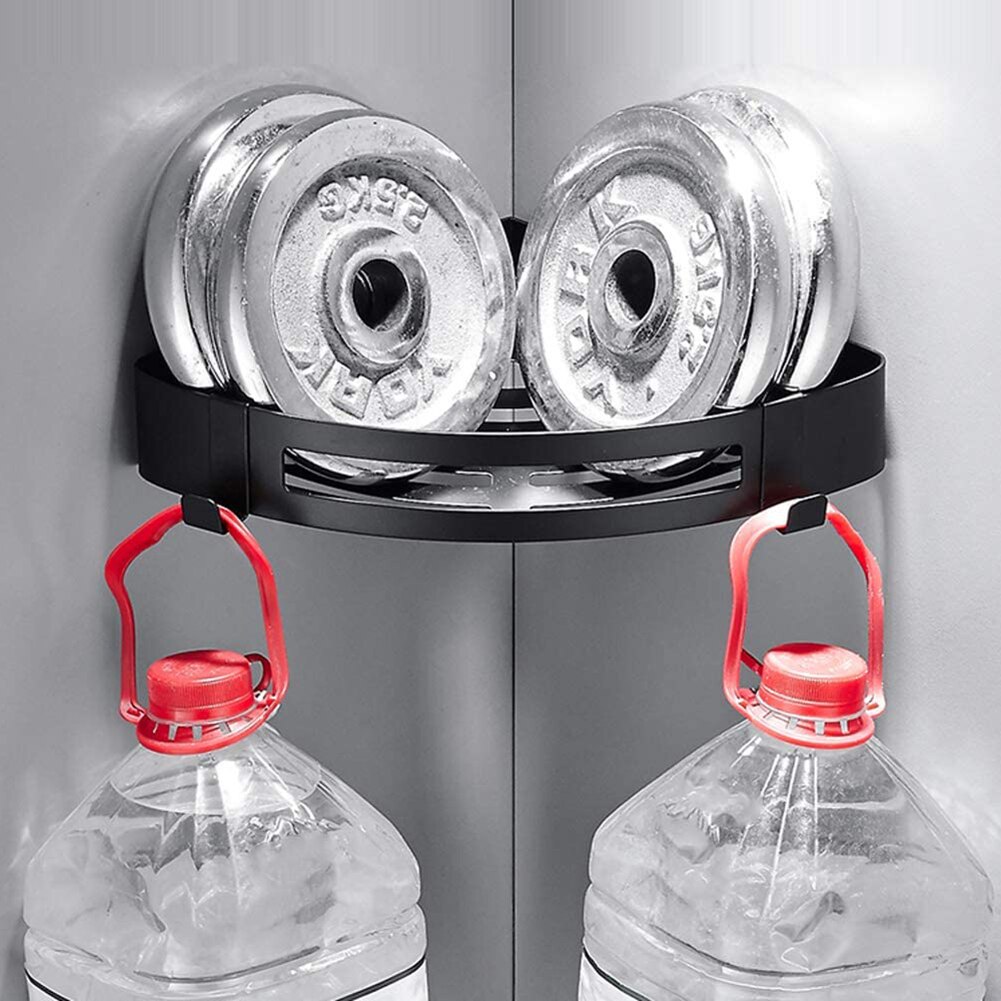 Self-adhesive Wall Triangular Shower Shelf Bathroom Corner Shelf Bath Rack Shampoo Storage Holder Organizer Shelves