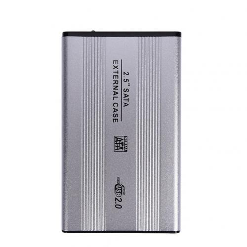 Metalen Usb 2.0/3.0/3.1 Hdd Ssd 2.5Inch Sata Externe Mobiele Harde Schijf Case Box Externe harde Schijf Behuizing: Silver USB3 0