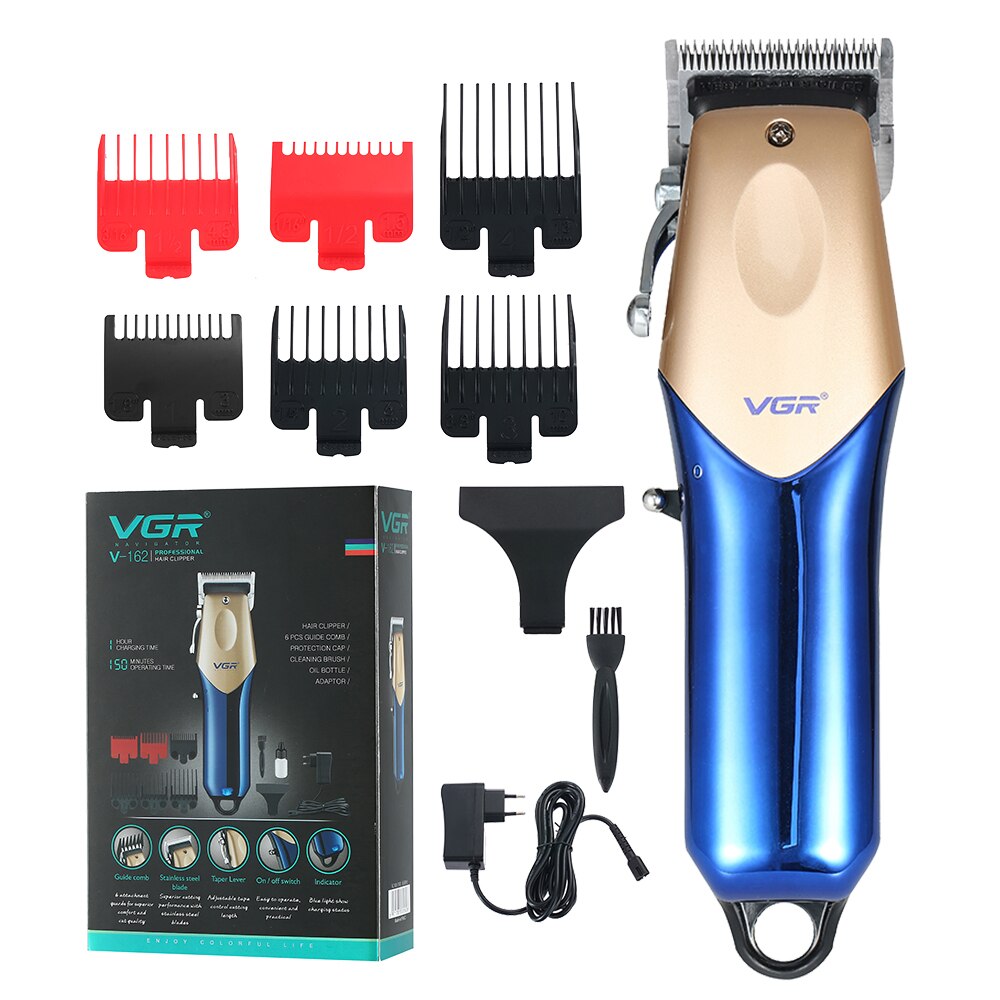 Kappershaartrimmer, oplaadbare salon elektrische tondeuse, geluidsarme draadloze herenkapper: Met doos