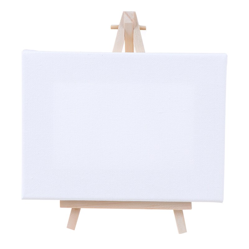 mini tre kunstner stativ maleri staffeli til foto maleri postkort vise holder ramme søt skrivebordsdekor