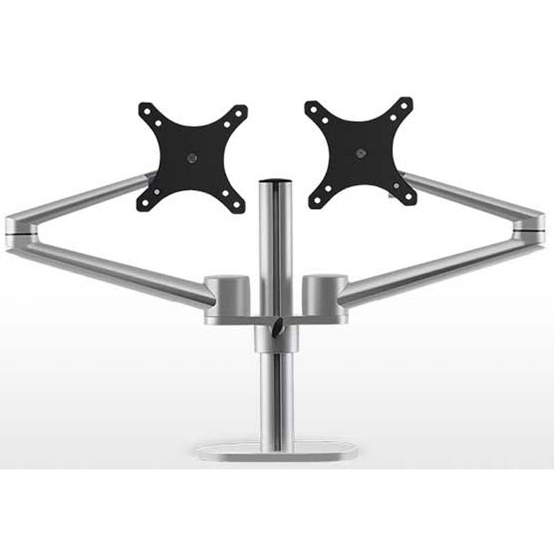 neue OL-2 Aluminium Höer Einstellen 17-32 &quot;Dual Bildschirm Monitor Halfter Arm voll-Bewegung Monitor Halterung Schreibtisch Stand TV Montieren