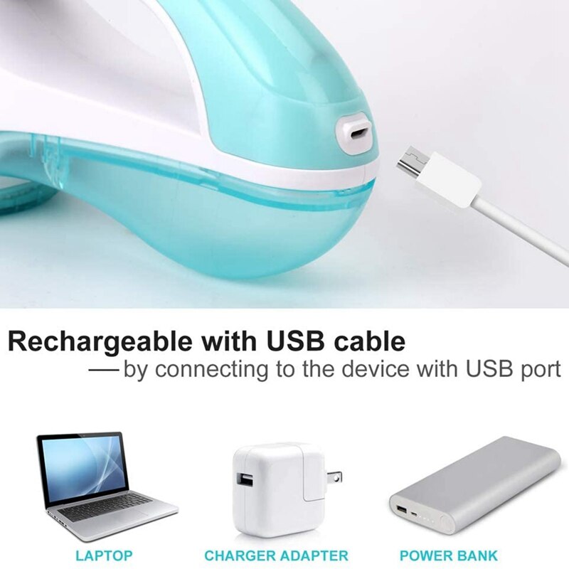 Mini Electric Lint Remover Fabric Shaver USB Small Home Stainless Portable Fuzz Remover for Fabric Pet Hair Clothes