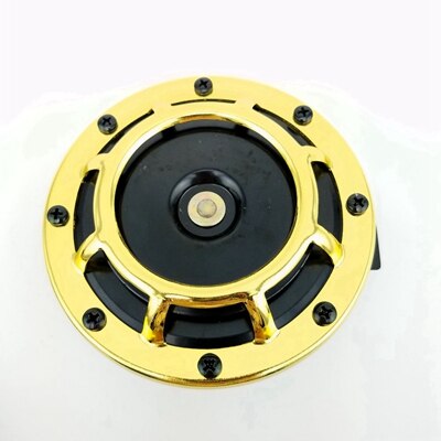 Hella-klaxon de voiture puissant | , 2 pièces 12V 115DB, haut-parleur de voiture, haut-parleur de souffle électrique Compact, pour moto voiture: Jaune