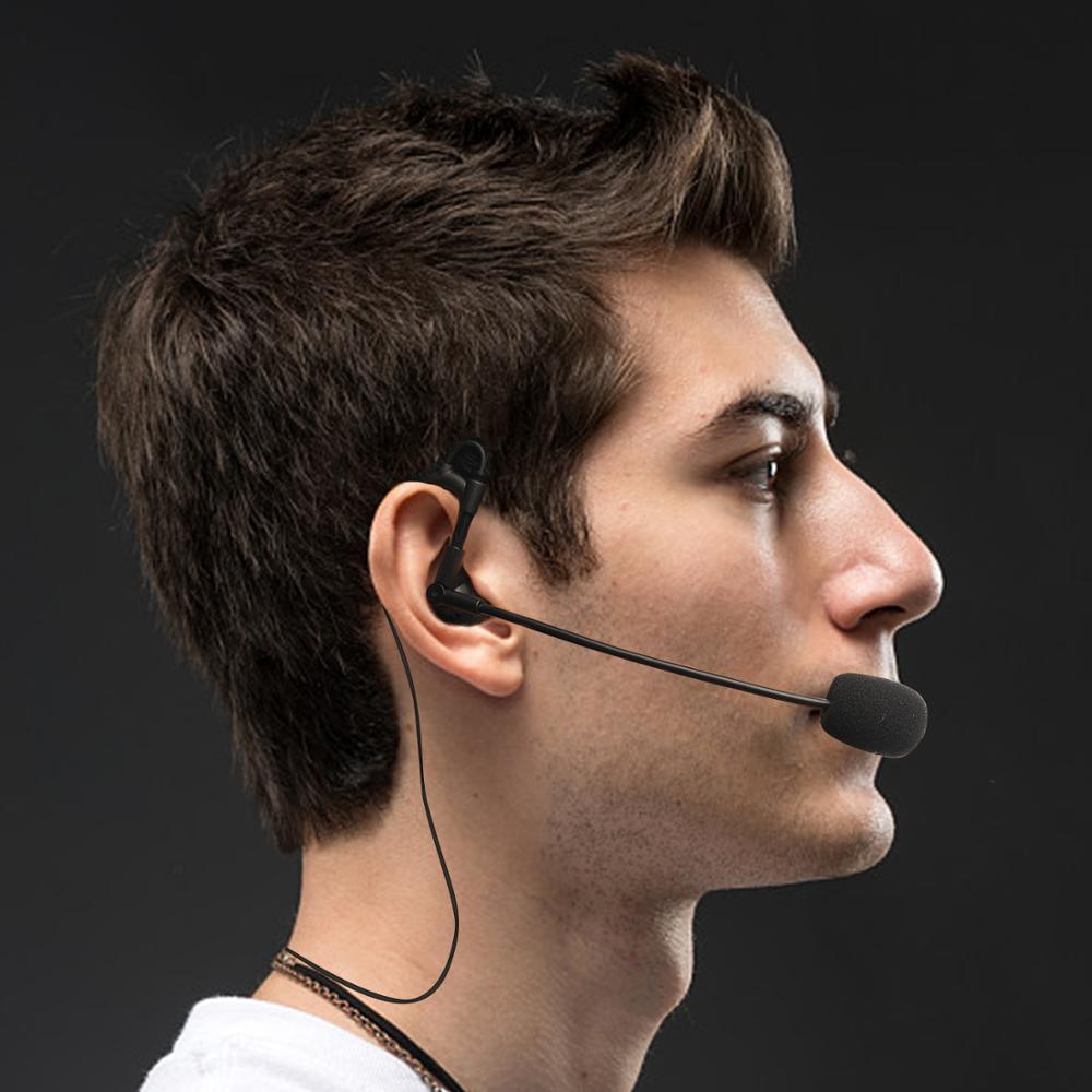 Fodsports V4 V6 Motorcycle Intercom Earhook Headset for Football Referee Judge Arbitration Bicycle Unilateral Earpiece наушники