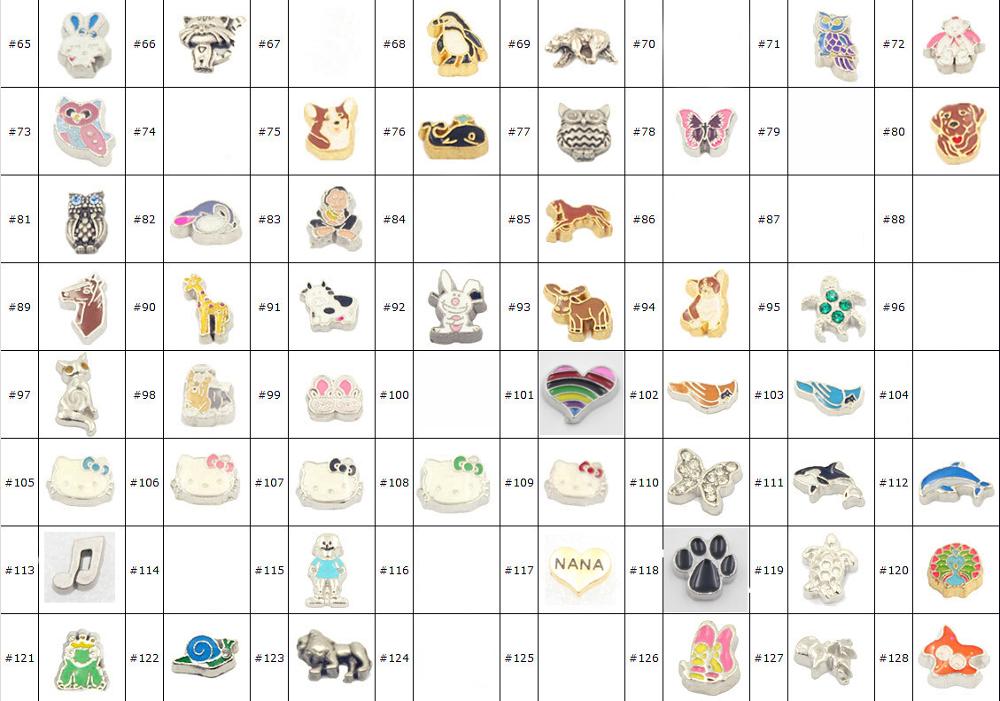 Floating Charms Floating Locket Charms Memory Locket Charms (over 500 styles per your request)