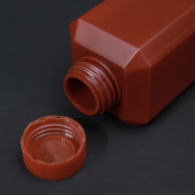 20PCS Empty Square bottles narrow mouth HDPE storage bottles for Liquid Reagent Food Grade 100ML Cosmetic container