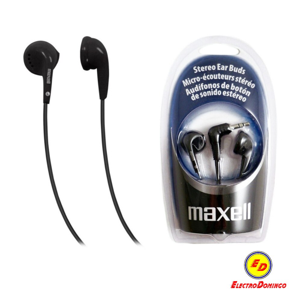 Casque Maxell casque intégré 3,5mm dans l'oreille casque filaire pour Smartphones