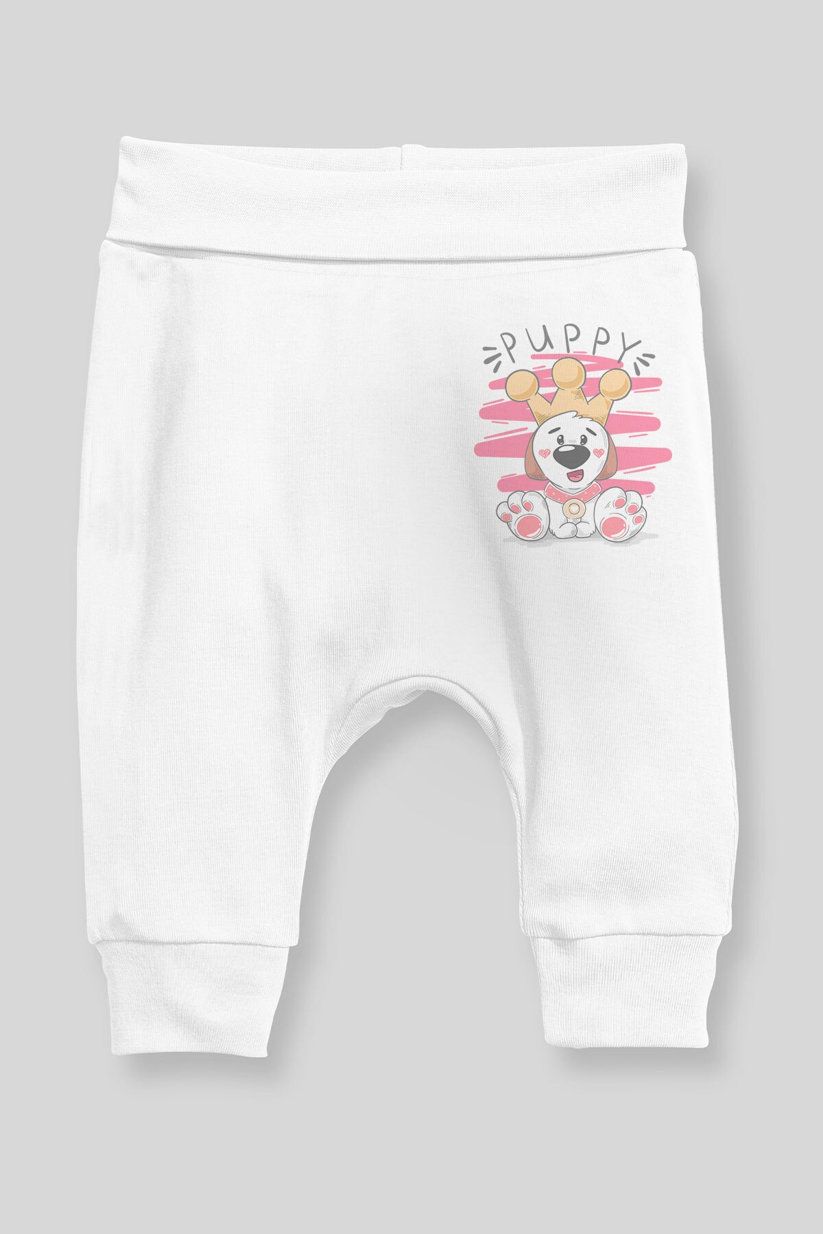 Angemiel bébé roi chiot garçon sarouel bébé Pantalon blanc