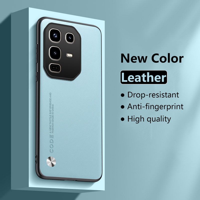Funda de cuero para Infinix Note 50 Pro 4G fibra de carbono silicona dura a prueba de golpes mate funda de teléfono InfinixNote50Pro X6855 X6858