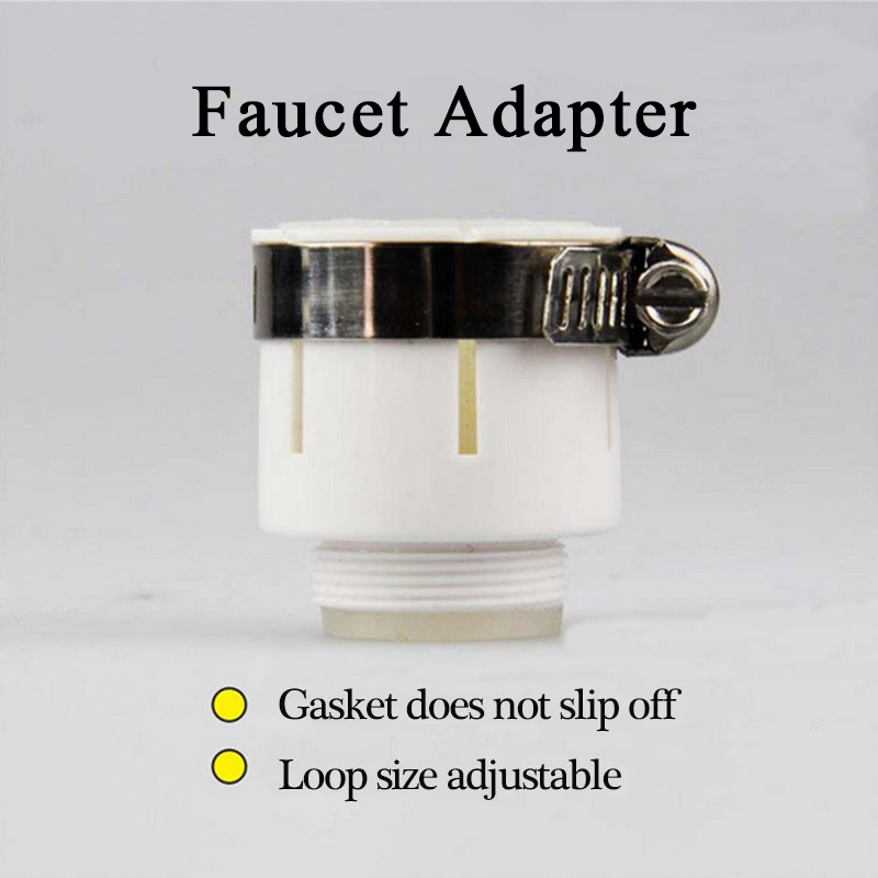 ZhangJi aireador de grifo de cocina de 360 grados 2 modos difusor de filtro de agua ajustable boquilla de ahorro de agua conector de grifo ducha: Verde