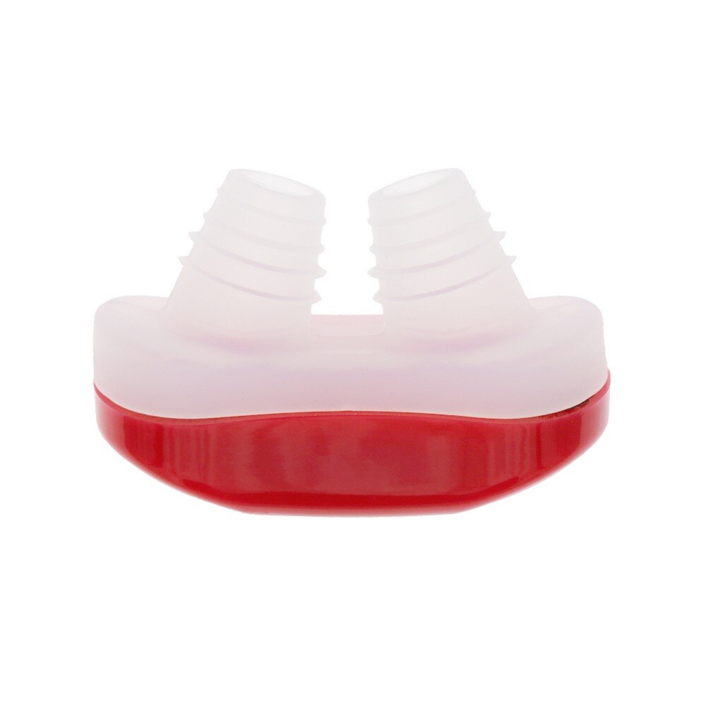 Sleep Anti Schnarchen Nase clamp Silicone magnetic Anti snoring nose Clips breathing stop snoring apnea Anti snoring clamp devi: red