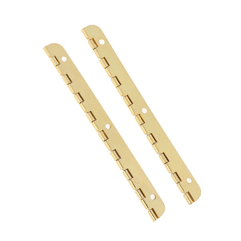 2PC Long Metal Hinges For Furniture Cabinet Wooden Box Antique Decorative Hinges Furniture Fittings Hardware