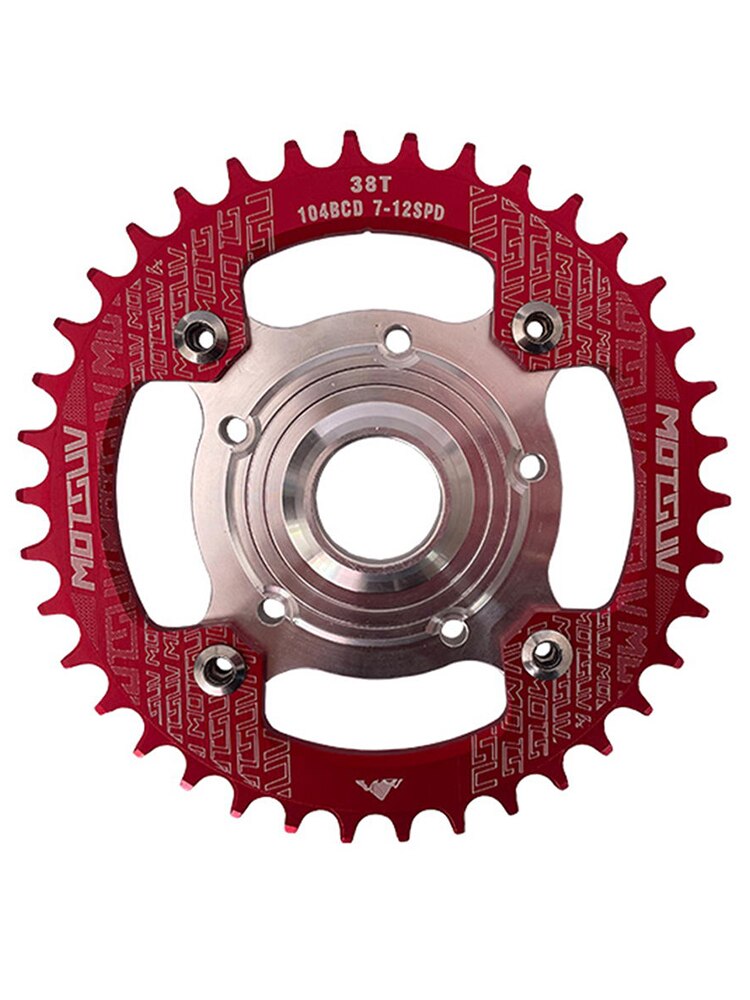 Plato y adaptador para bicicleta eléctrica Tongsheng, piezas de 32T/34T/36T/38T, 104BCD