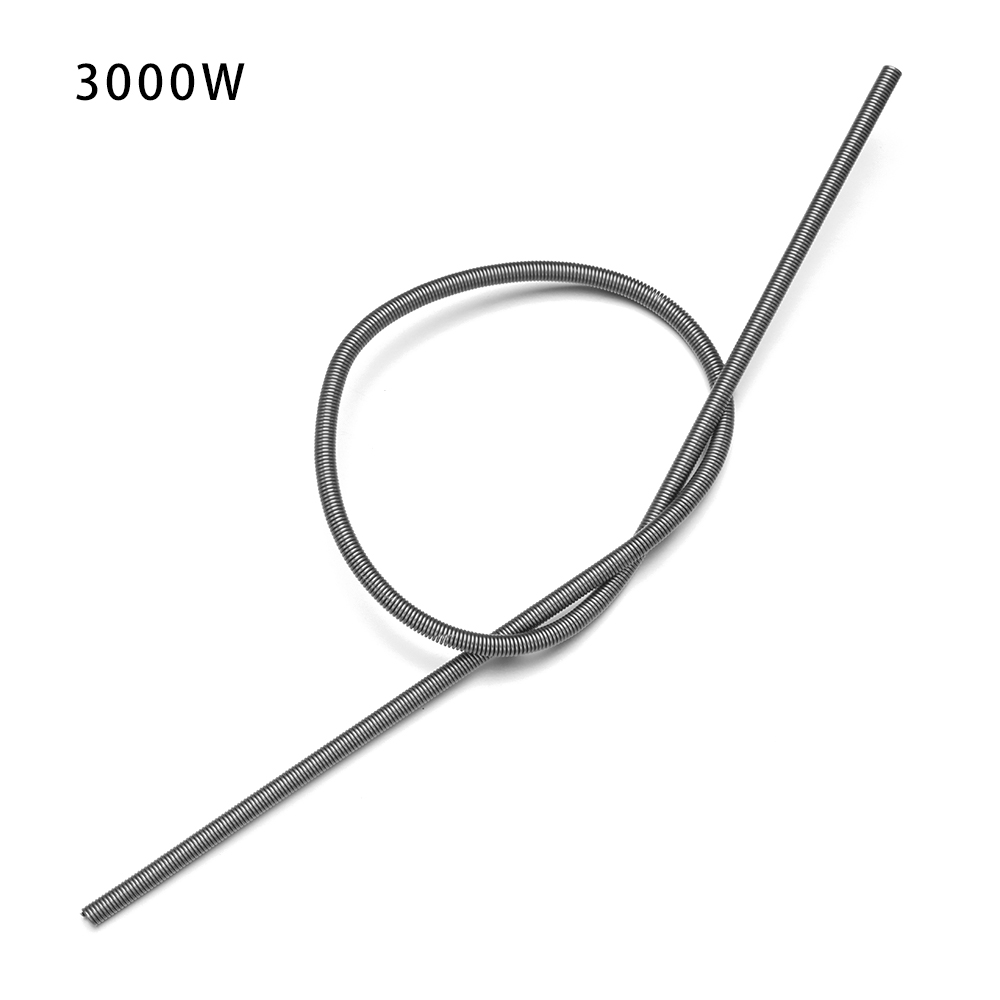 Elektrische kachel met 300/500/600/800/3000w 220v spiraalverwarming, weerstandsdraadverwarming, verwarmingselementen voor ovens: Zilver