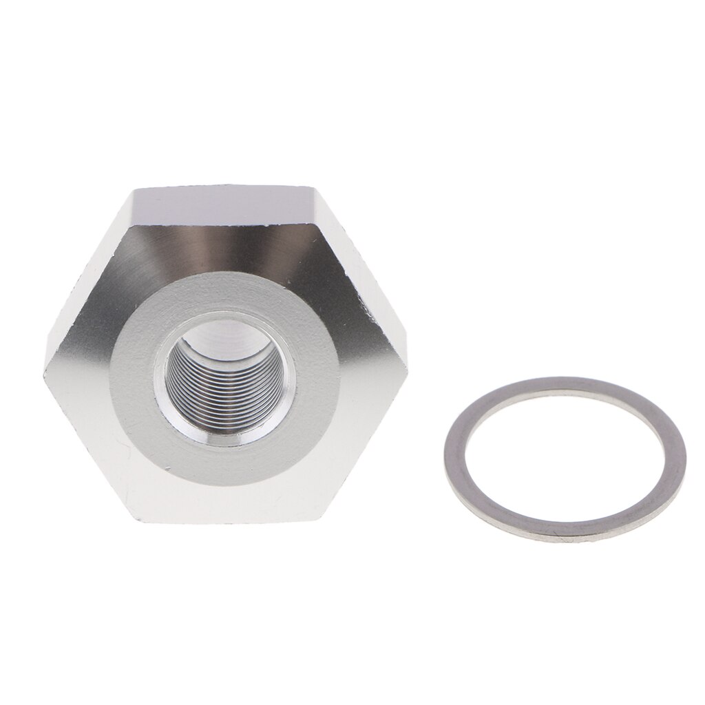 Aluminum Oil Pressure Sensor Adapter Male M16x1.5 To Female 1/8 NPT For LS