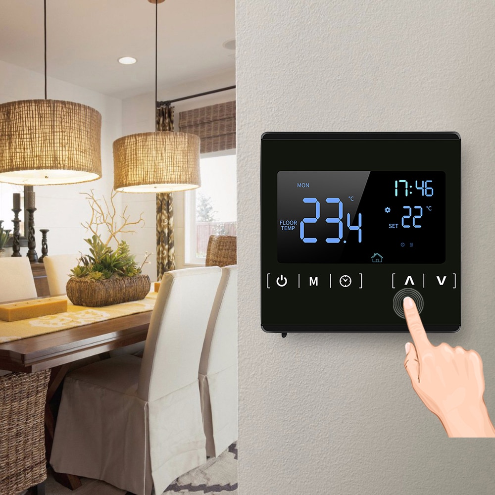 Smart Thermostat Electric Floor Heating Controller Water Heating Thermoregulator Room Thermostat Temperature Controller