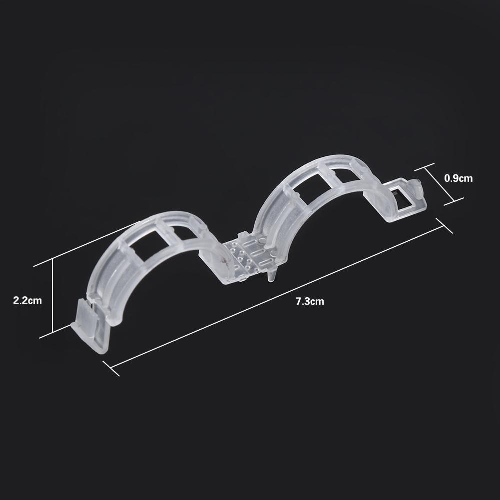 Vegetarische tuinplant ter ondersteuning plantenklem/plastic bindband tak rankklem/klem 100 stuks