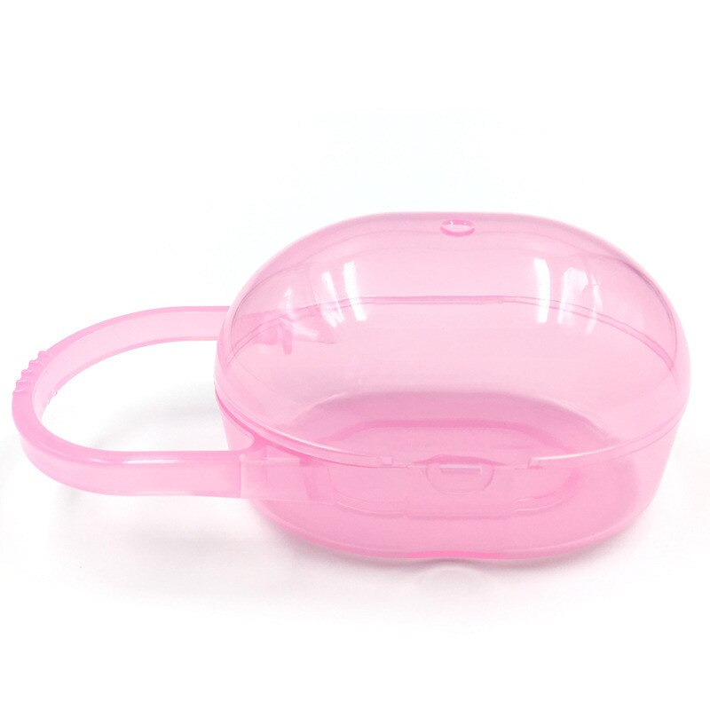 1PCS Pacifier Box Soother Container Holder Baby Solid Pacifier Box Travel Storage Case Safe Holder Pacifier PP Plastic Box