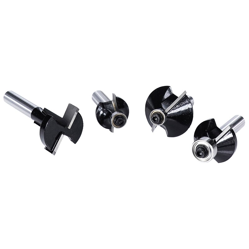 XCAN Corner Round Over Router Bit 8mm Shank Bearing Guide Carbide Milling Cutter Woodworking Tools End Mill