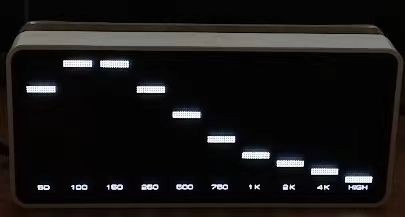 LINK1 AK1016 LED indicator Audio Music spectrum VU Meter Stereo Amplifier Board Adjustable light Speed Board