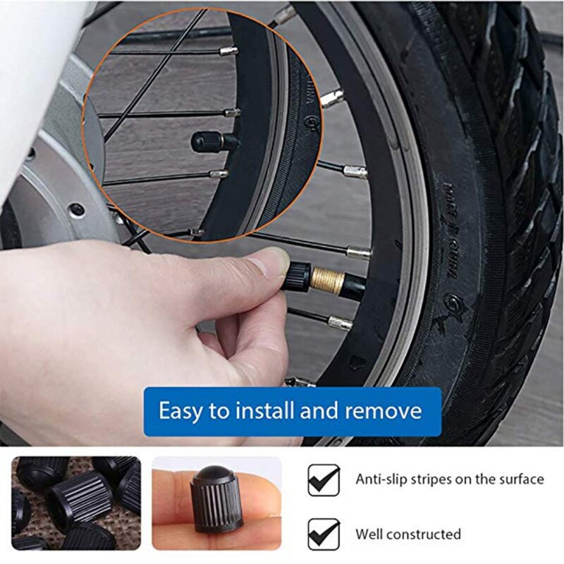30Pcs Fiets Ventieldopje Fiets Presta Ventiel Cap Hoge Druk Spikes Ventiel Stofkap Fiets Accessoires