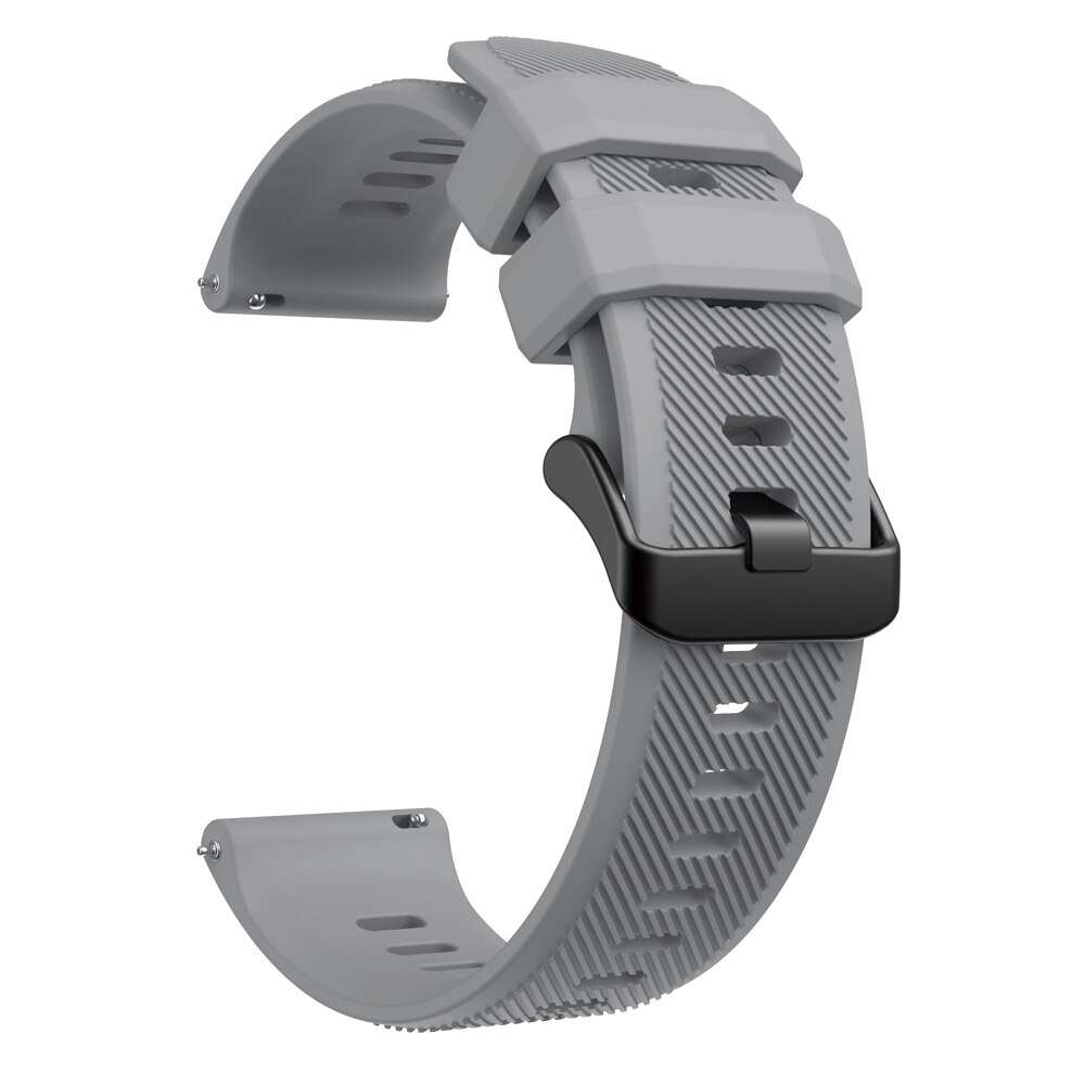 Voor Huami Amazfit GTR2 2e Gtr 47Mm Strap / Amazfit Stratos 2 3 Quick Release Siliconen Band Armband Horlogebanden polsband Correa: Gray