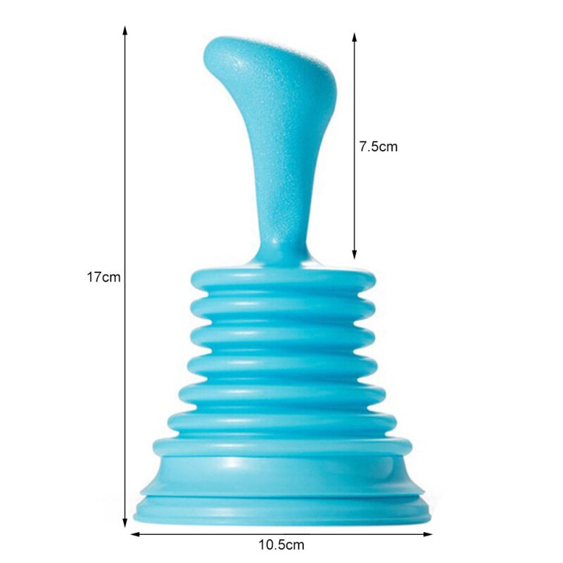 Household Powerful Sink Drain Cleaner Kitchen Drain Pipe Cleaner Hair Catcher Dredge Suction Cup Toilet Plunger Bathroom Tools