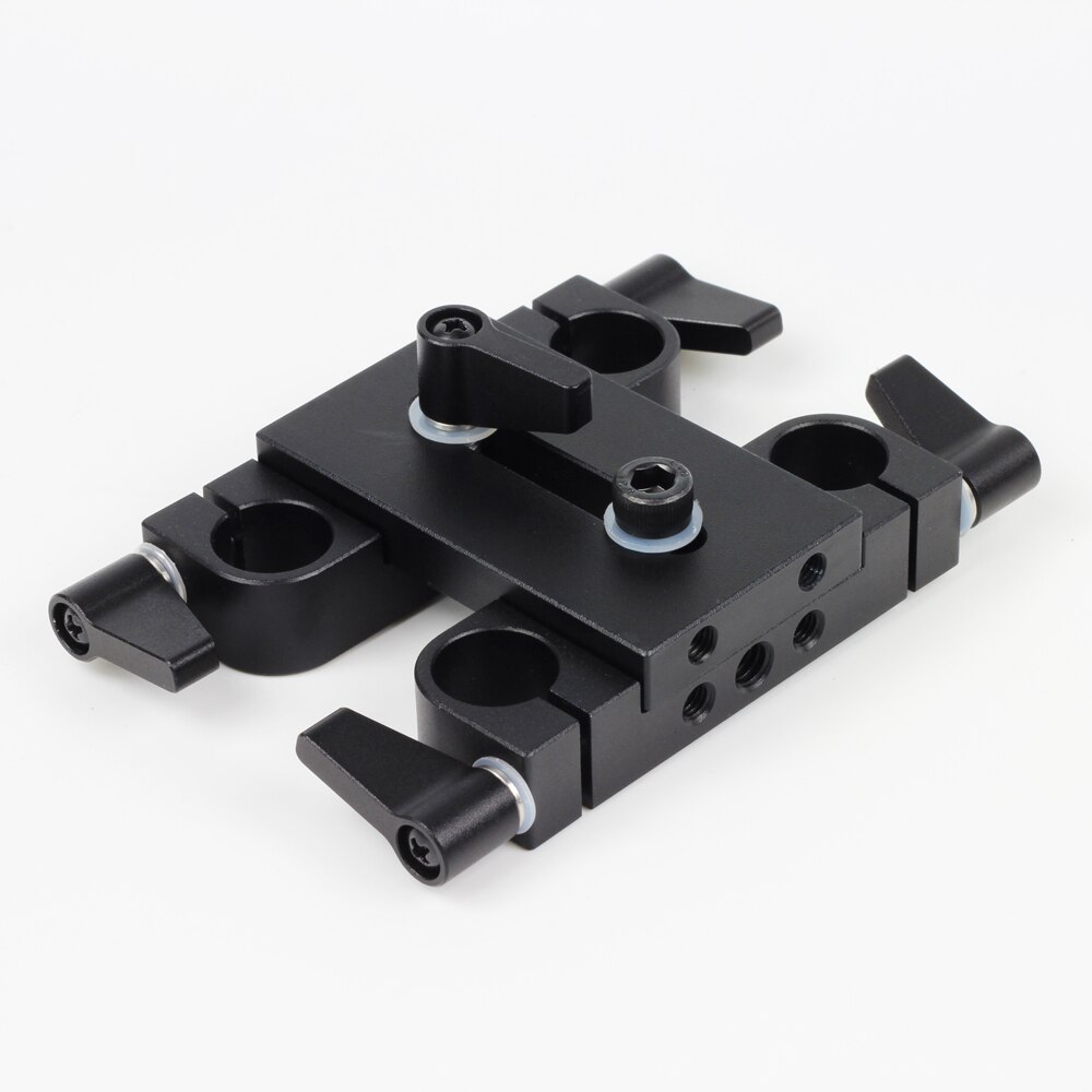 60Mm Afstand Riser Brug Adapter 15Mm Rod Clamp Converter Fr Lws Arriflex Arri Dslr Film Camera Rig Ondersteuning statief Rail Systeem