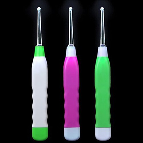 Ohrenschmalz Mit Licht Löffel LED Karikatur Baby Pflege Ohren Löffel Graben Leucht graben Ohr-Pflücker Produkt Art Reinigung Werkzeug