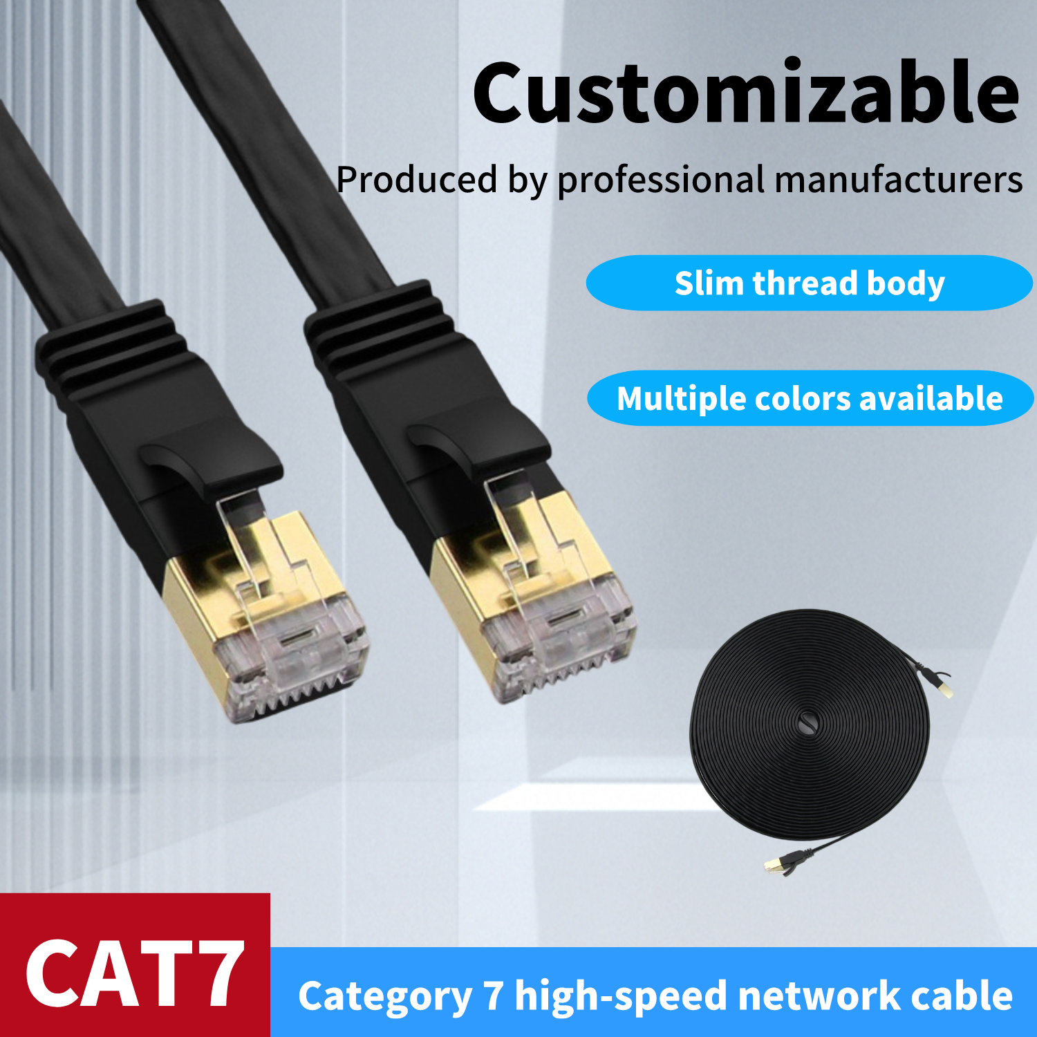 CAT7 Ethernet Cable Network Internet Lan Cable PS 4 Router RJ45 Cable