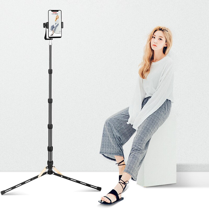 Tragbare 2,1 M Erweiterbar Stativ für LED Ring Licht Softbox Faltbare LED Video Licht Stehen Stativ Einbeinstativ für Wohnzimmer Rundfunk