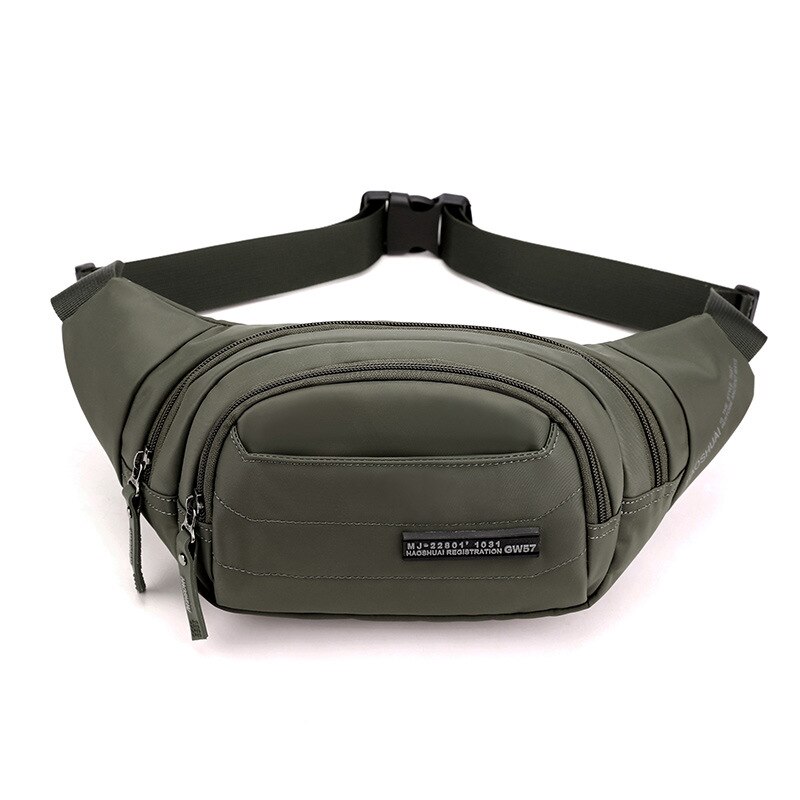 Mannen Riem Tassen Outdoor Vrouwen Borst Zak Oxford Schouder Diagonaal Packs Casual Telefoon Houder Fanny Pack Hip/Bum Zakken: Army Green