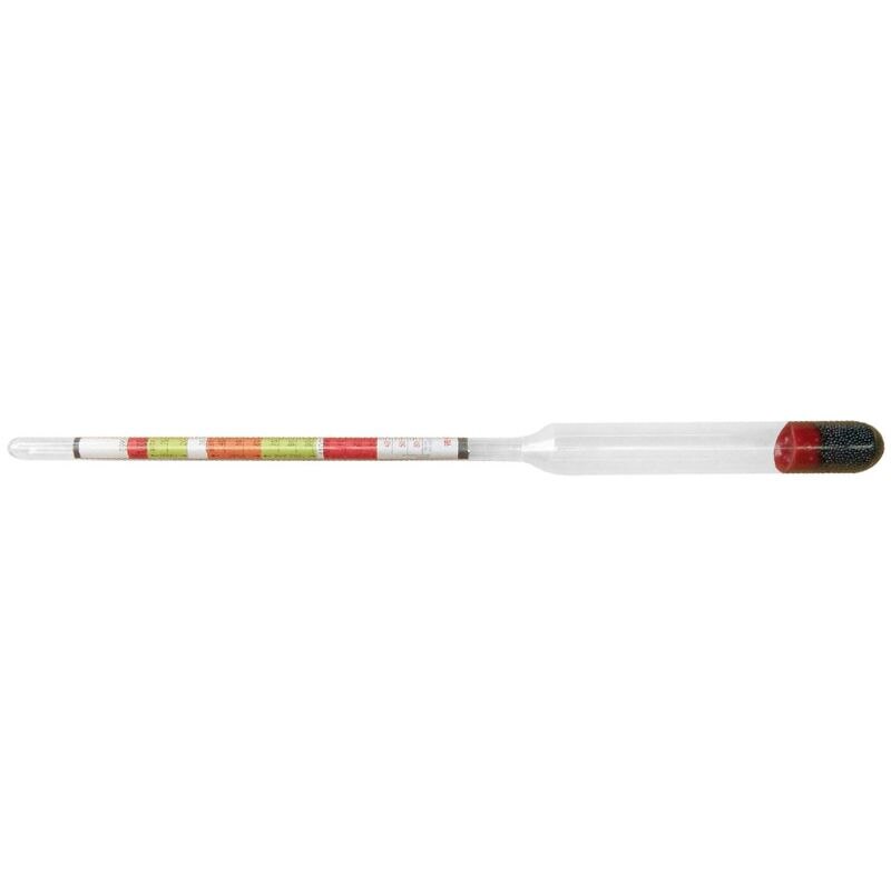 Øl alkoholmåler 0.990-1.160 bærbar 3 in 1 alkoholometer hydrometer glas