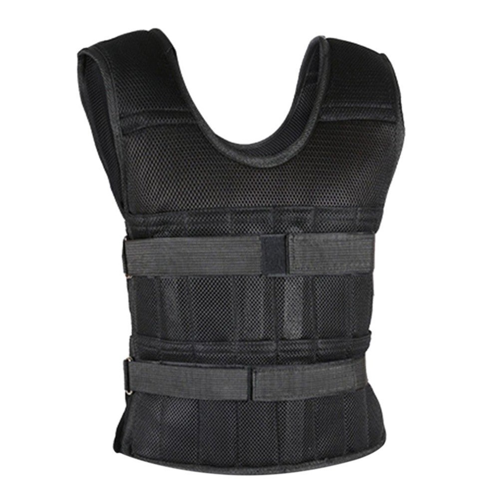 Gilet lesté de 10kg 20kg 50kg, équipement d&#39;entraînement de boxe, veste noire réglable, Swat Sanda Sparring, protection