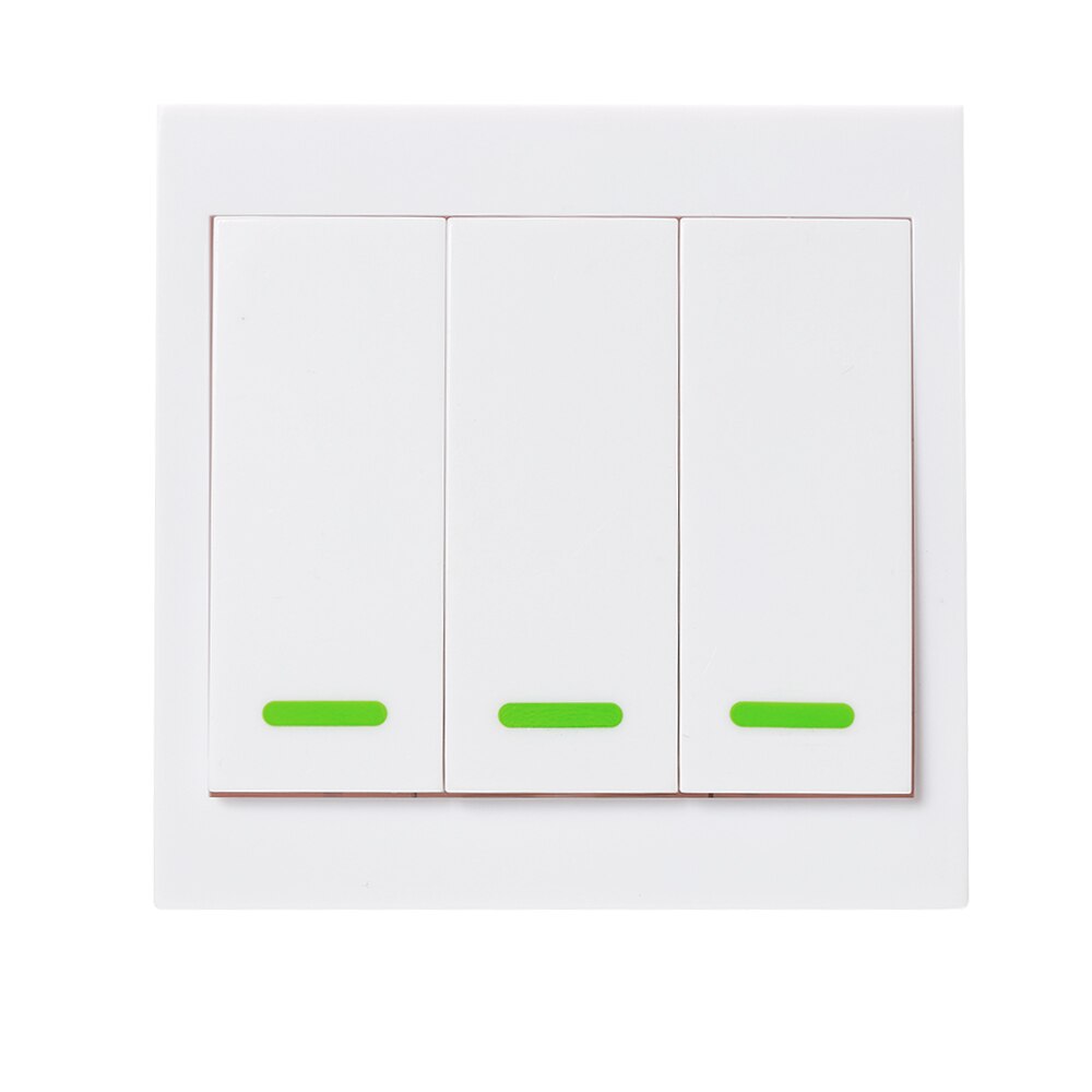 Trådløs fjernsender sticky rf tx smart home til stue soveværelse 433 mhz 86 vægpanel fungerer med sonoff rf/rfr 3: 3ch