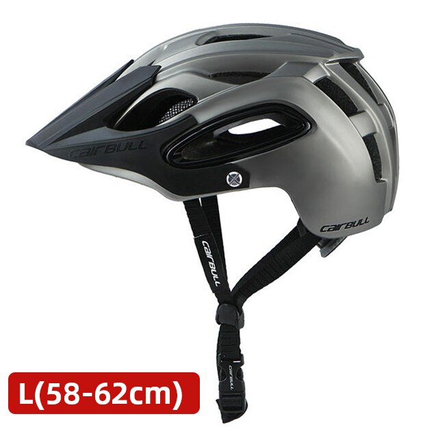 CAIRBULL – casque de vélo ultraléger pour hommes et femmes adultes, accessoire de cyclisme, ALLTRACK vtt: titanium-L