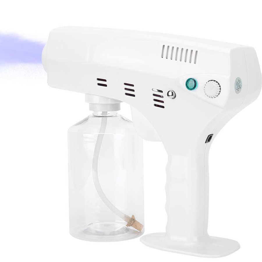 Pulvérisateur de désinfection à vapeur à lumière bleue, brumisateur, avec batterie, pistolet à vapeur