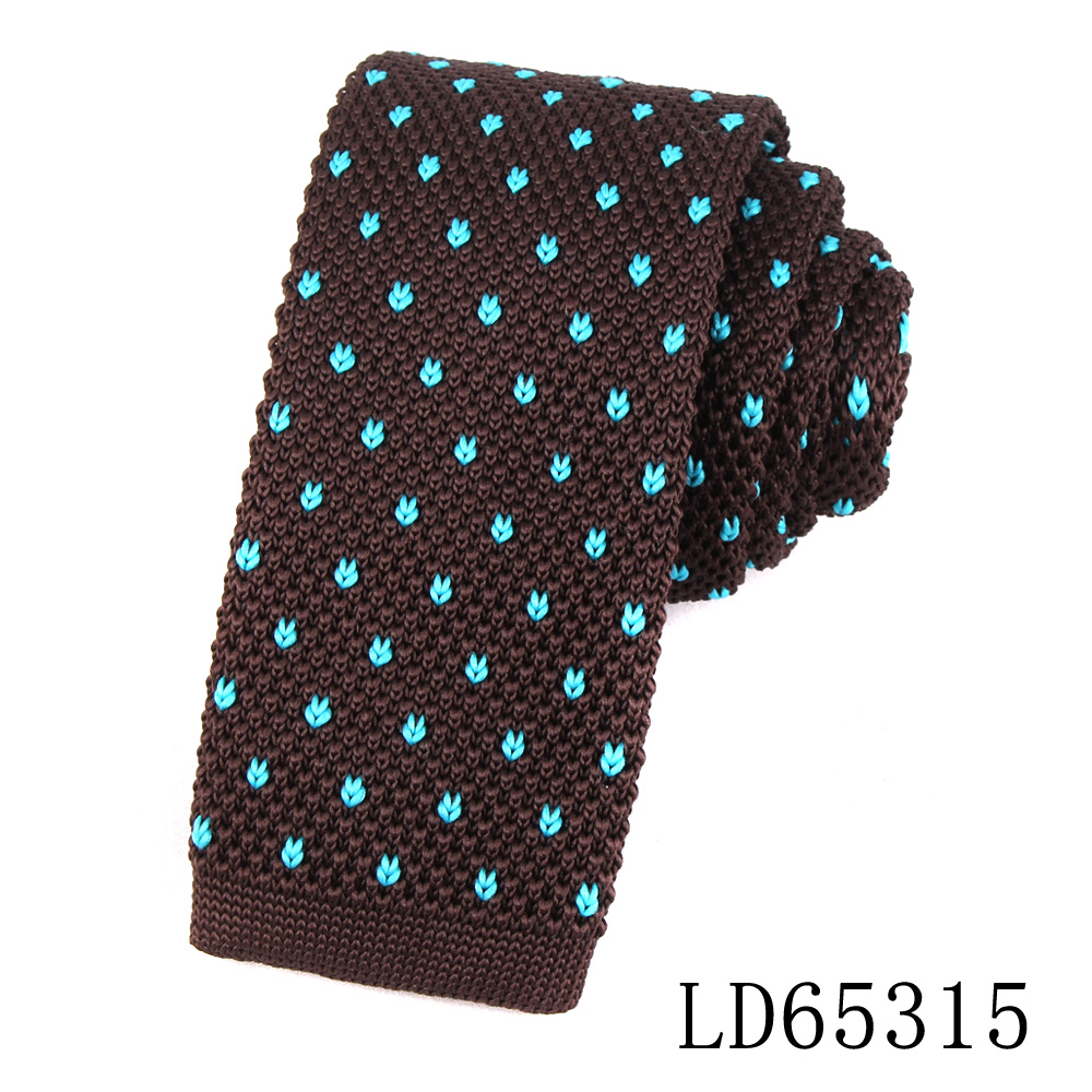 Corbatas de punto a rayas para hombres y mujeres, corbatas delgadas informales para hombres, corbata de cuello de punto delgada para de boda, corbata estrecha marrón: Naranja