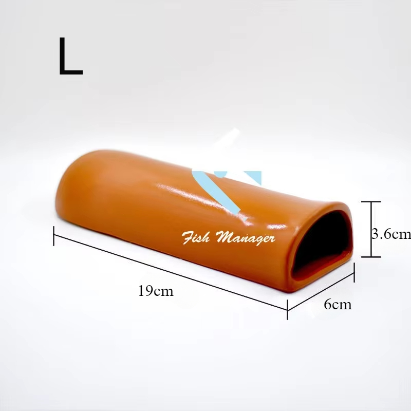 Refugio de cerámica para acuario, cueva de cría, decoración, tubo oculto para acuario, pecera, nido de camarones, adornos de cueva para casa: Rosa