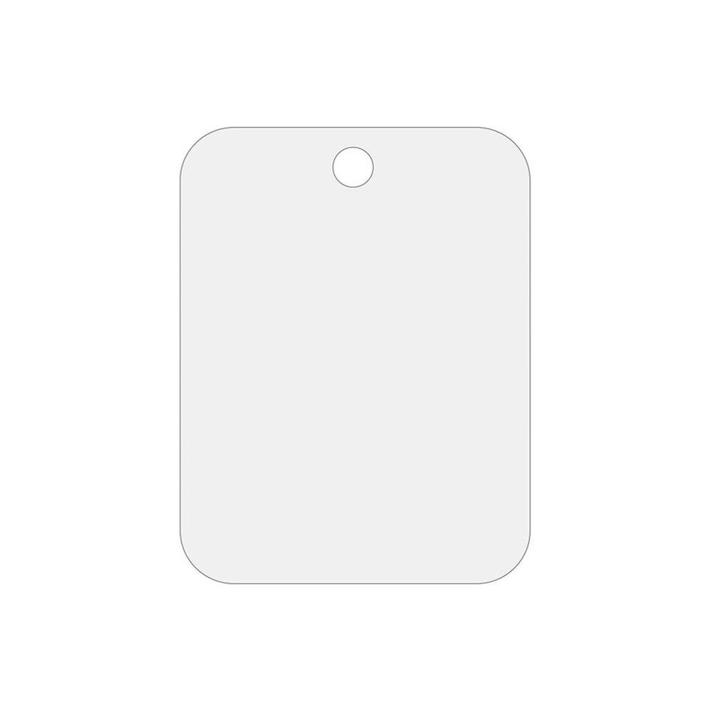 Acrylic Material Shaving Mirror Silver Acrylic Hanging Shaving Mirror Practical Household Bathroom Mirror