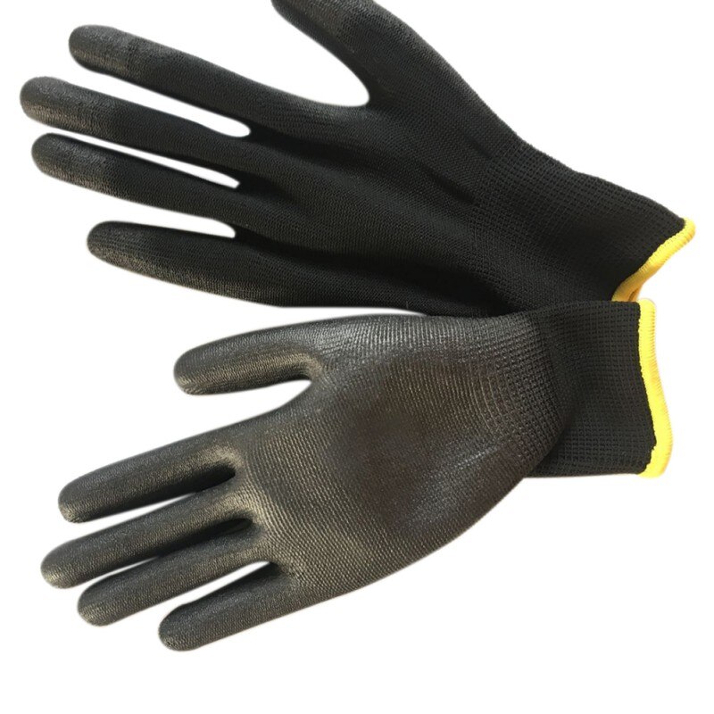 Neue Nylon arbeitsschutzhandschuhe Schwarz öl rutschfeste tragen Anti-schneiden arbeitshandschuhe
