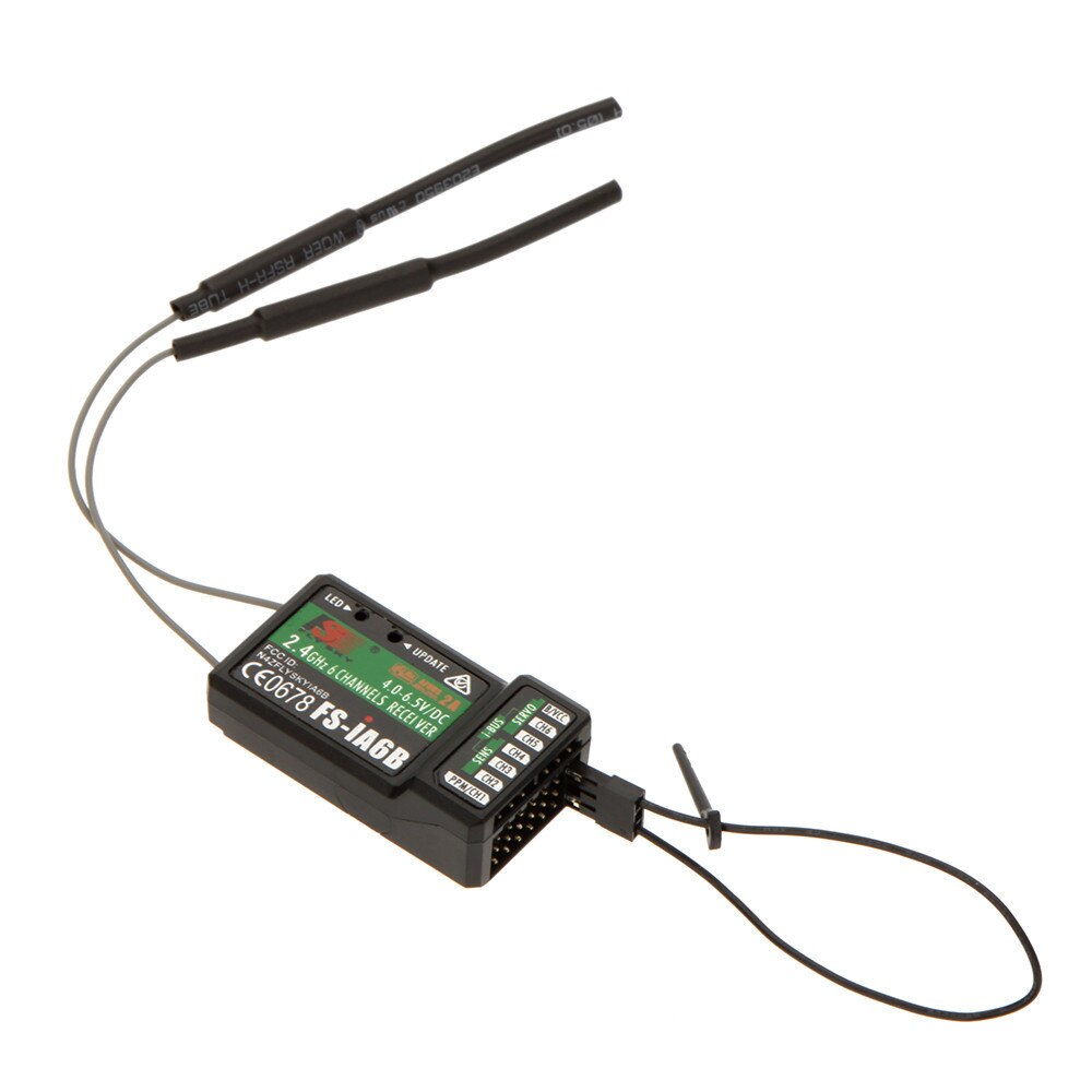 Original Flysky FS-iA6 FS-iA6B 6CH 6 Channel Remote Control Receiver Compatible Flysky i4 i6 i10 GT2E GT2F GT2G Transmitter