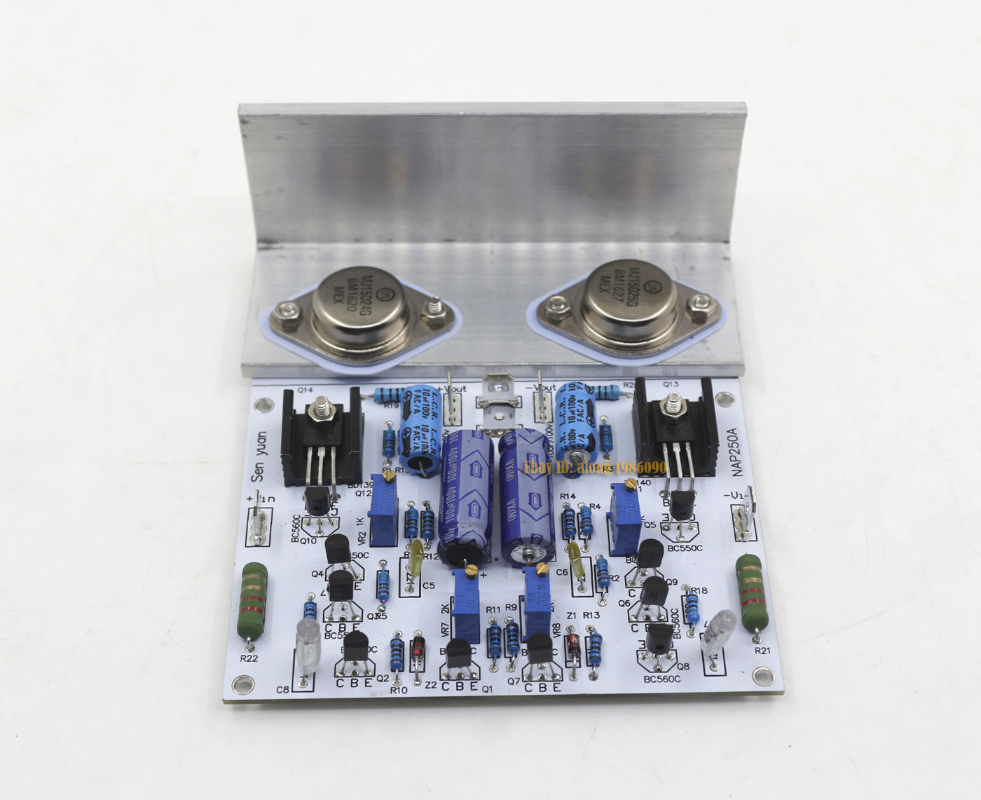 (Assembeld /DIY kit) Linear Parallel Regulator Power Supply Board For NAIM NAP250 Amplifier DIY With Angle aluminum
