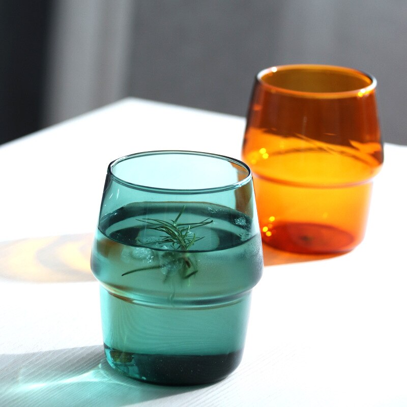 2 stk Glasskåler 300ml - Gjennomsiktig, Varmebestandig til Kaffe, Te, juice