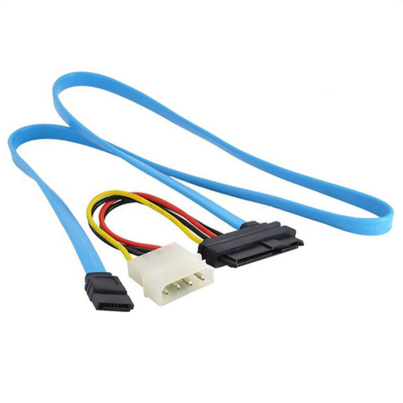 SAS adapter cable SCSI SFF-8482 to SATA power cord 29-pin serial port cable converter HDD hard disk SAS to SATA adapter: Default Title